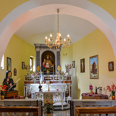 Panoramica interno Chiesa di San Nicodemo