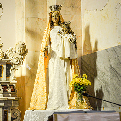Dettaglio statua - Chiesa di San Menna